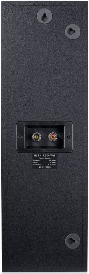 Canton GLE 417.2 OnWall zwart - achterkant - Surround speaker