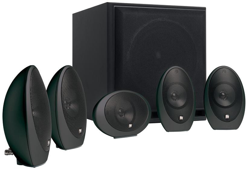 KEF KHT 1005.2 zwart - Speaker set