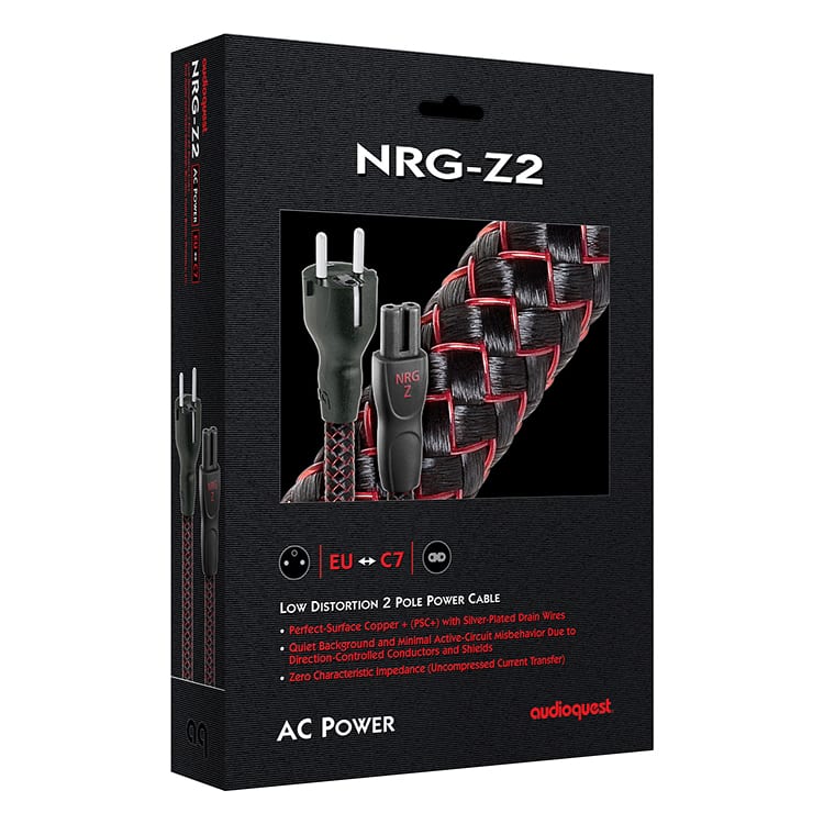 AudioQuest NRG-Z2 1,0 m. - verpakking - Stroomkabel