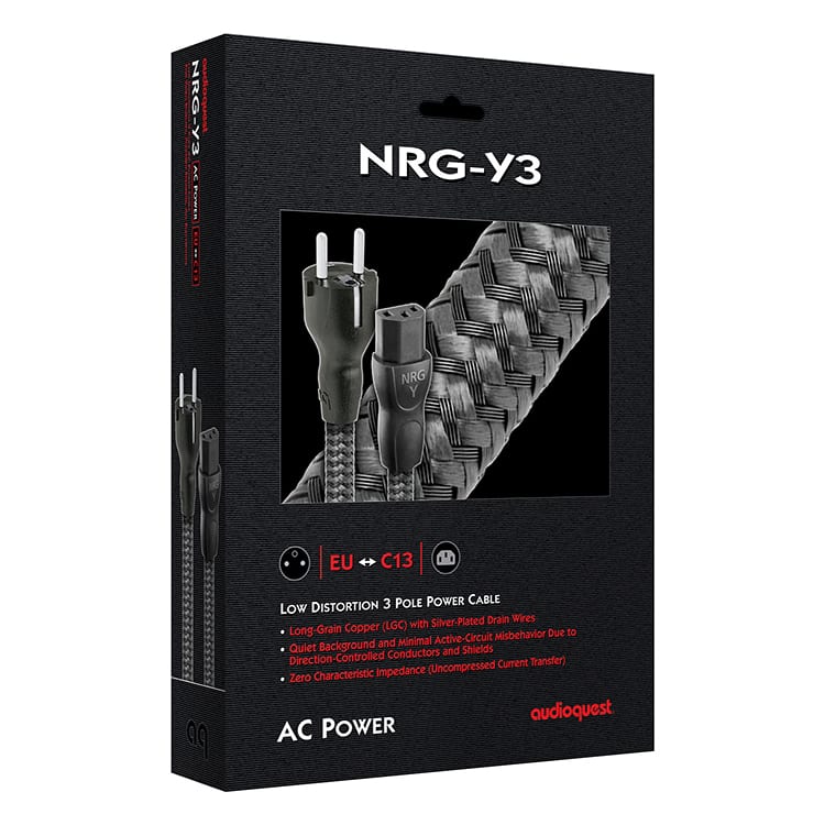 AudioQuest NRG-Y3 3,0 m. - verpakking - Stroomkabel