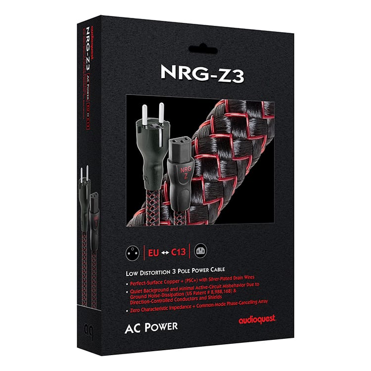 AudioQuest NRG-Z3 3,0 m. - verpakking - Stroomkabel