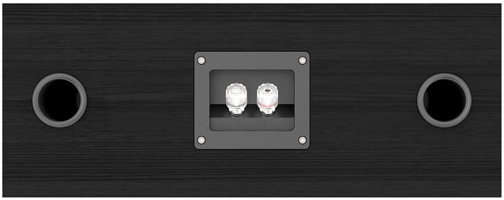 Fyne Audio F300C black ash - achterkant - Center speaker