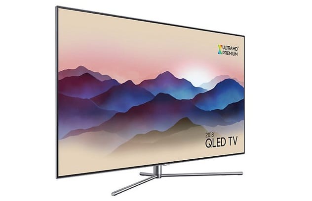 Samsung QE65Q8F 2018 - zij frontaanzicht - Televisie