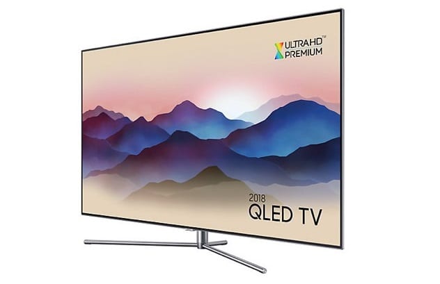Samsung QE65Q8F 2018 - zij frontaanzicht - Televisie