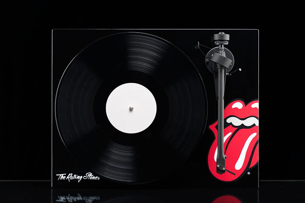 Pro-Ject Debut 3 Rolling Stones zwart - beauty - Platenspeler