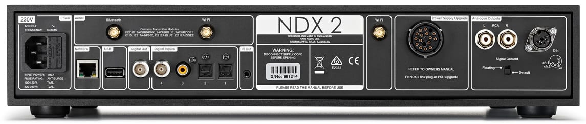 Naim NDX 2 - achterkant - Audio streamer