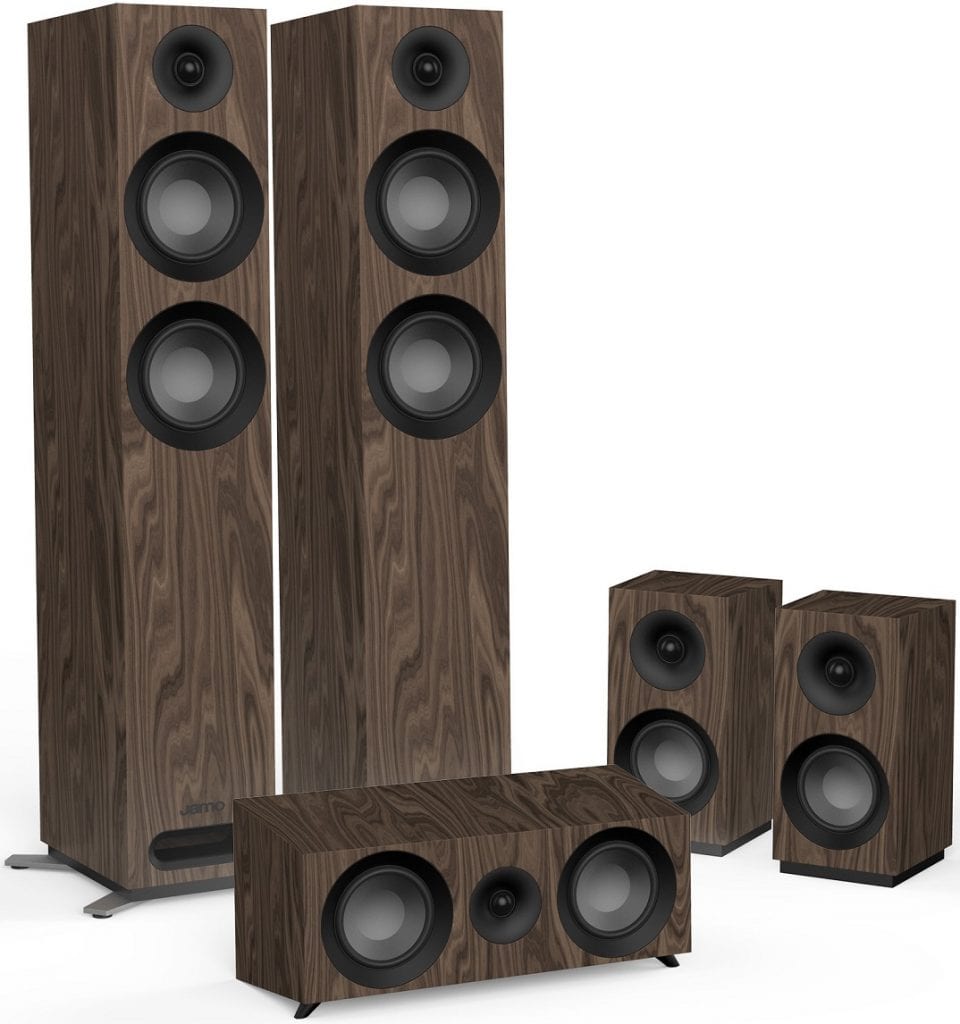 Jamo Studio S 807 HCS walnoot - Speaker set