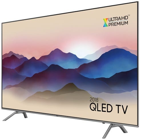 Samsung QE55Q6F 2018 - zij frontaanzicht - Televisie