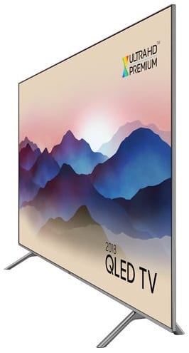 Samsung QE55Q6F 2018 - zij frontaanzicht - Televisie