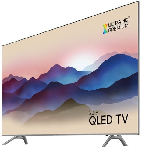 Samsung QE65Q6F 2018 - zij frontaanzicht - Televisie