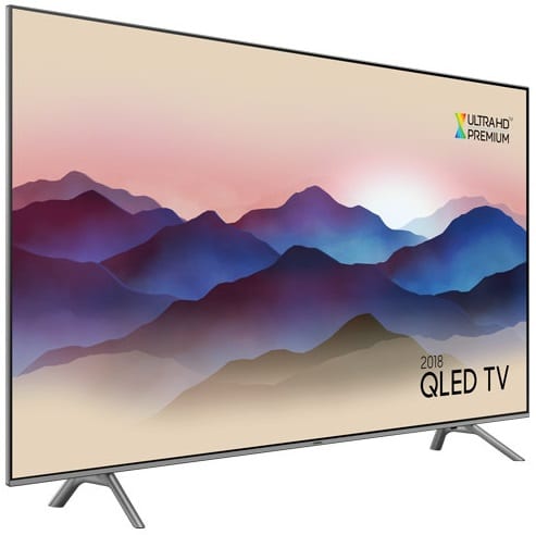 Samsung QE82Q6F 2018 - zij frontaanzicht - Televisie