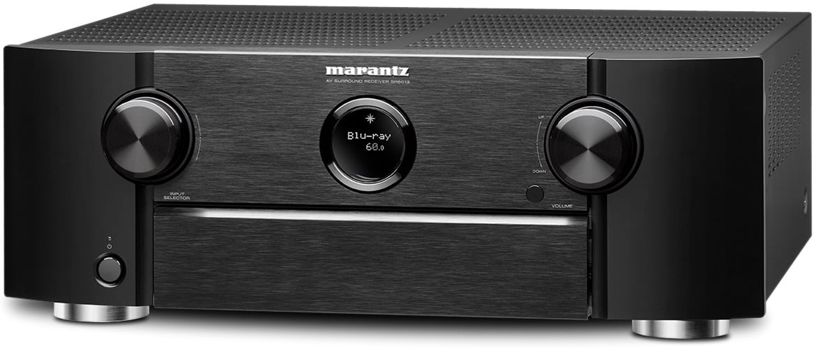 Marantz SR6013 zwart - zij frontaanzicht - AV Receiver