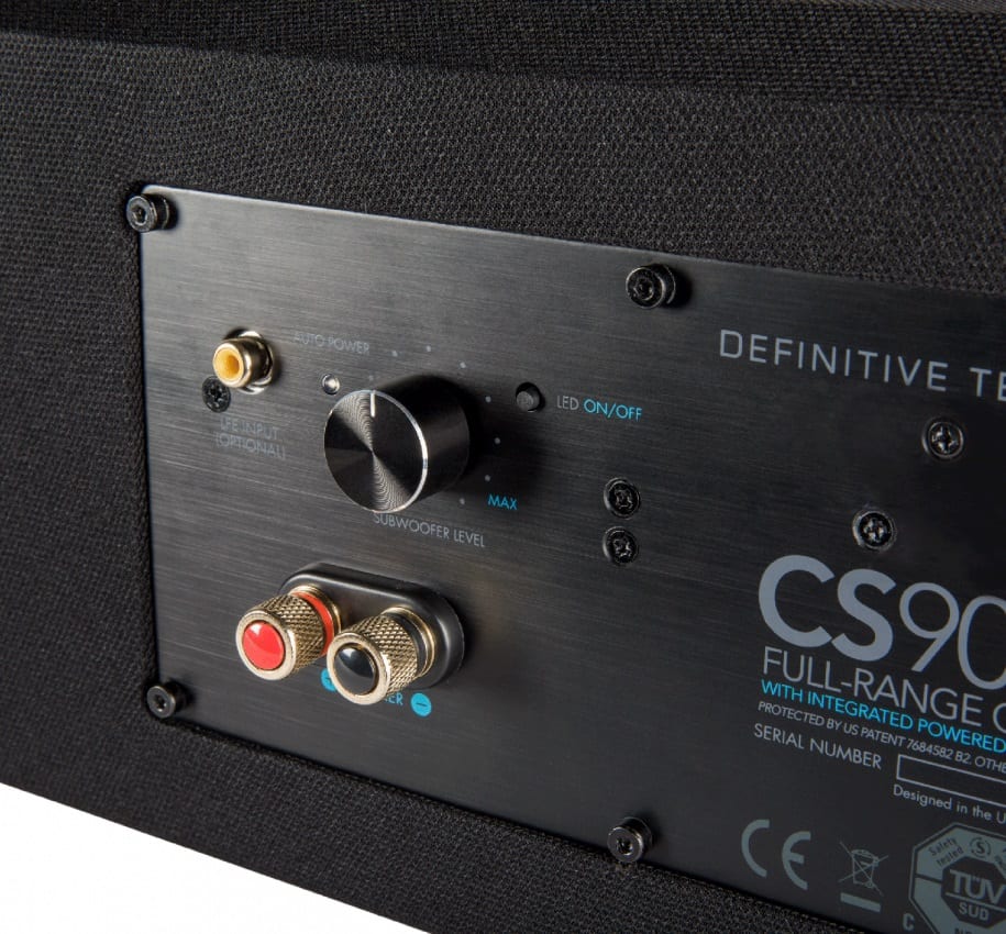 Definitive Technology CS9080 - aansluitingen - Center speaker