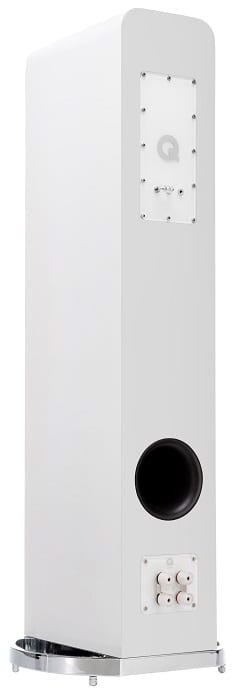 Q Acoustics Concept 500 wit hoogglans - achteraanzicht - Zuilspeaker