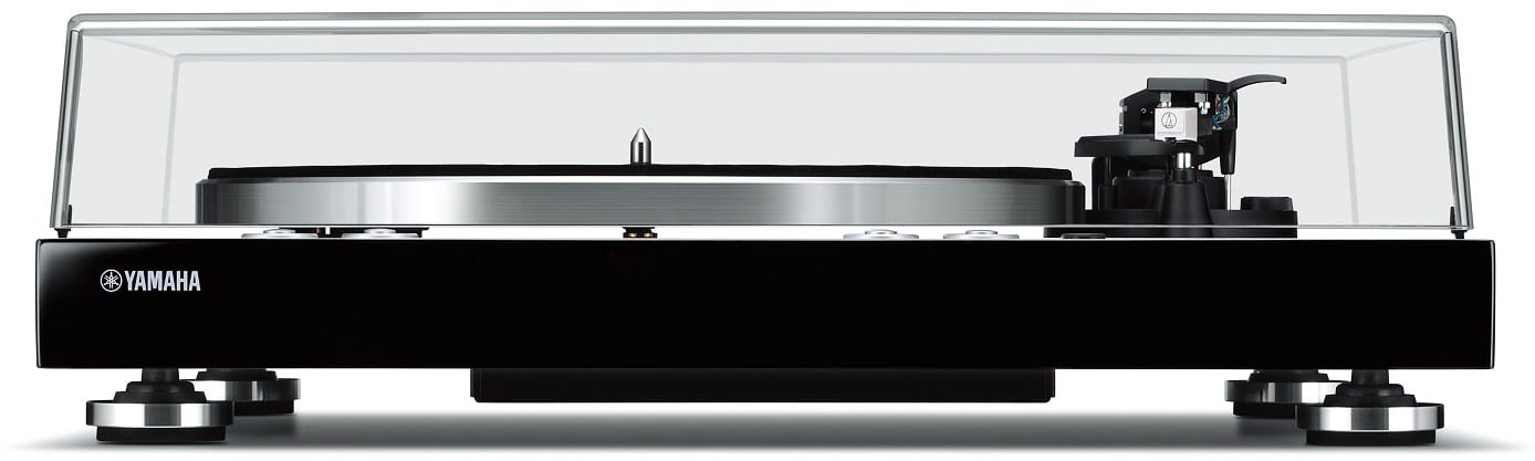 Yamaha MusicCast Vinyl 500 zwart - zijaanzicht - Platenspeler