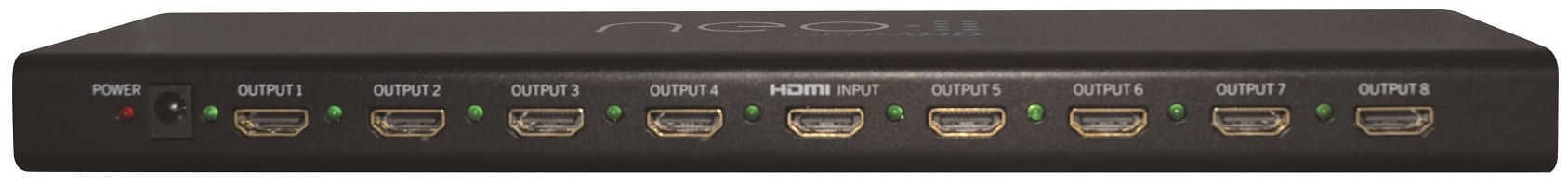 Pulse Eight neo:1×8 HDMI splitter - voorkant - HDMI splitter