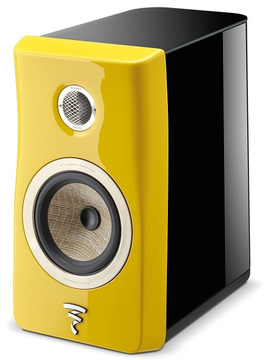 Focal Kanta N°1 black hg / yellow hg - Boekenplank speaker