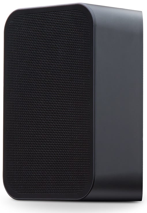Bluesound Pulse Flex 2i zwart - zij frontaanzicht - Wifi speaker
