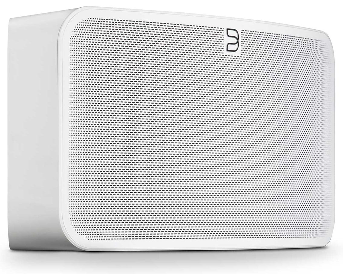 Bluesound Pulse Mini 2i wit - zij frontaanzicht - Wifi speaker