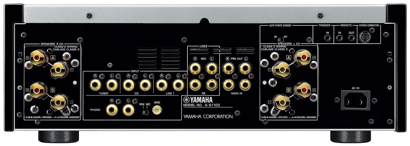 Yamaha A-S1100 zwart - achterkant - Versterker