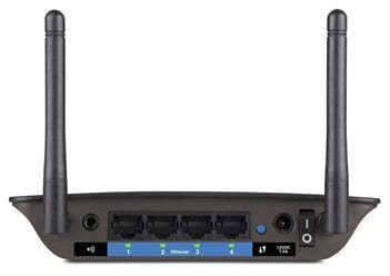 Linksys RE6500 - achterkant - Access point