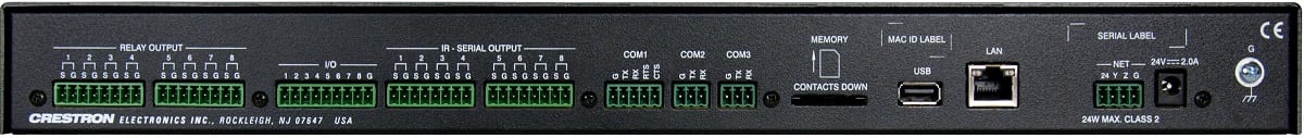 Crestron CP3 - achterkant - Control System