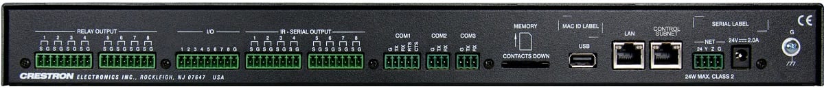 Crestron CP3N - achterkant - Control System