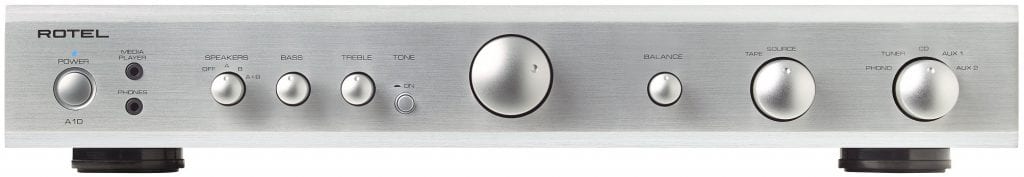 Rotel A-10 zilver - Stereo versterker