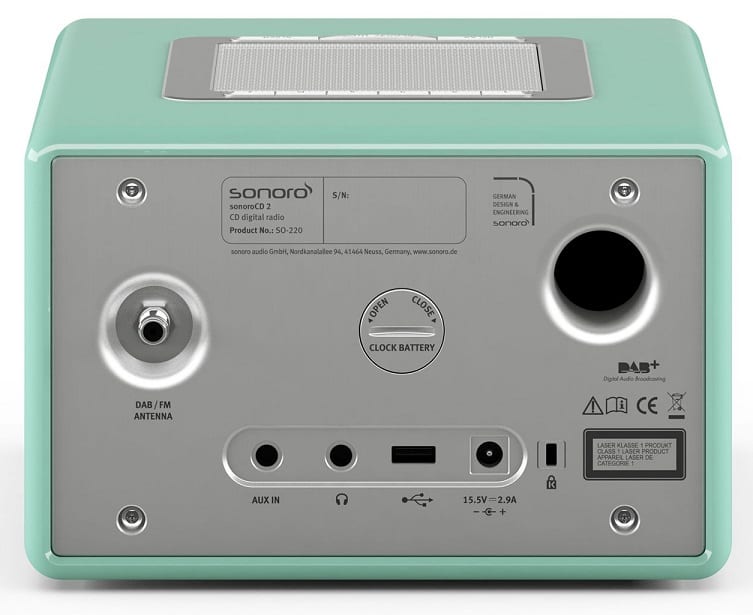 Sonoro CD 2 mint - achterkant - Radio