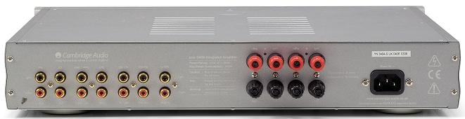 Cambridge Audio 340A zwart - achterkant - Stereo versterker