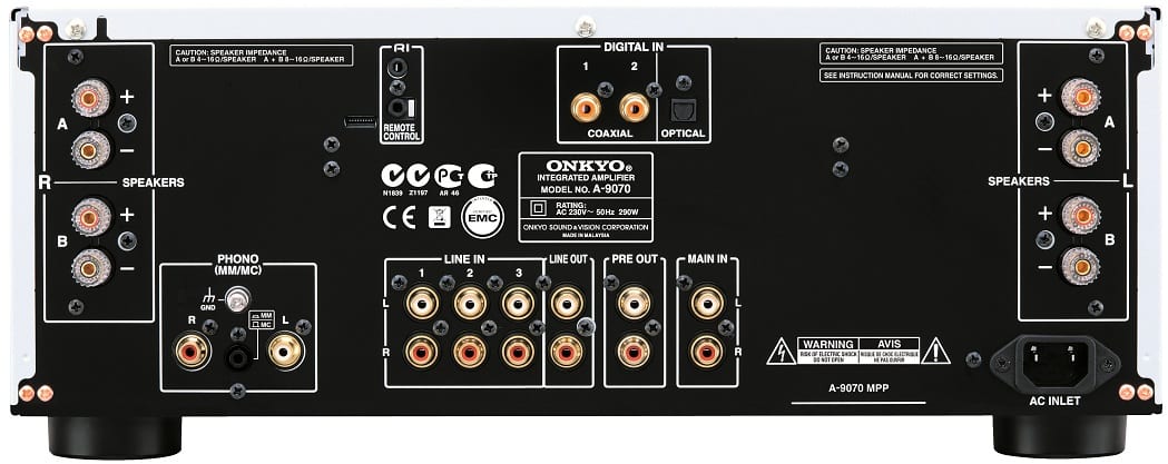 Onkyo A-9070 zilver - Stereo versterker