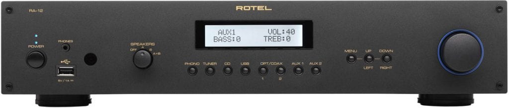 Rotel RA-12 V2 zwart - Stereo versterker