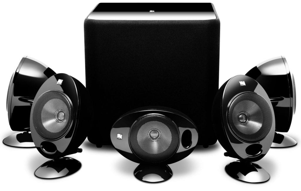 KEF KHT 2005.3 zwart - Speaker set