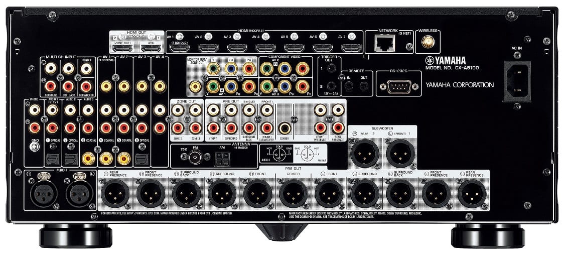 Yamaha CX-A5100 titaan - chassis - Surround processor