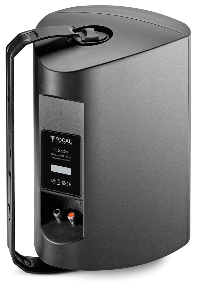 Focal 100 OD 8 zwart - achterkant - Outdoor speaker