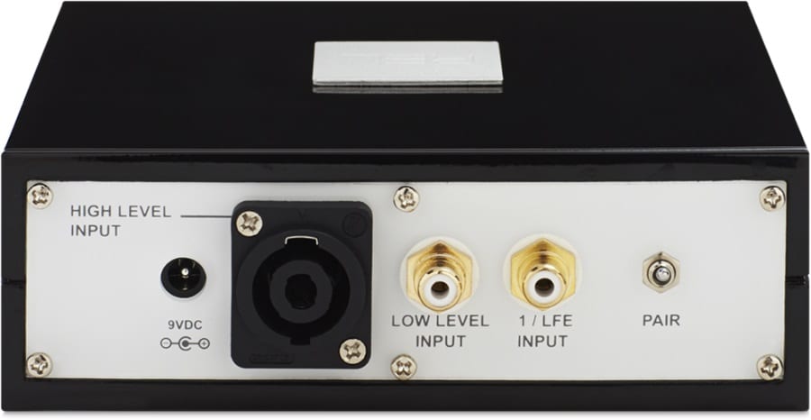 REL Longbow zwart - achterkant - Speaker accessoire
