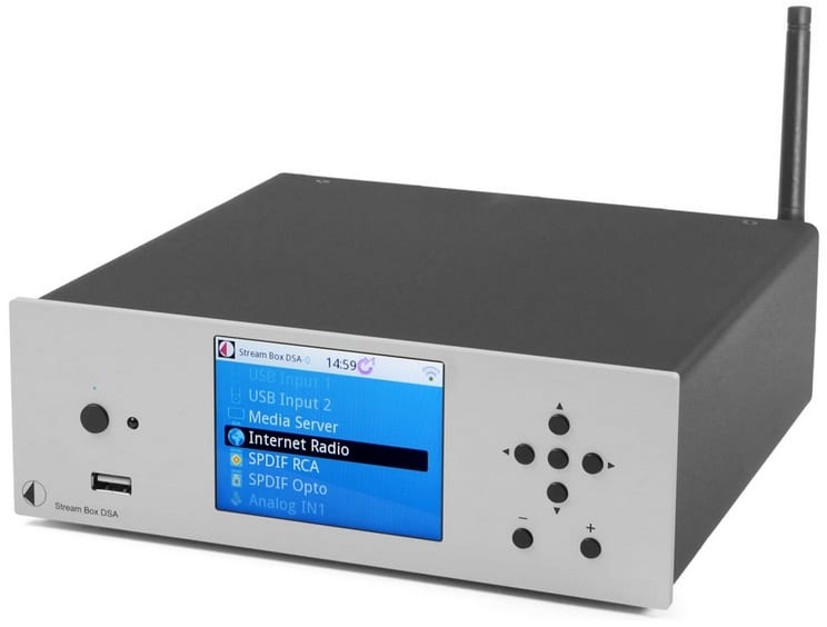 Pro-Ject Stream Box DSA zilver - Stereo receiver