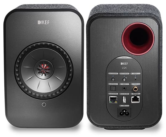 KEF LSX zwart - paar - Wifi speaker