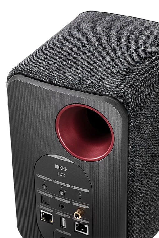 KEF LSX zwart - detail - Wifi speaker