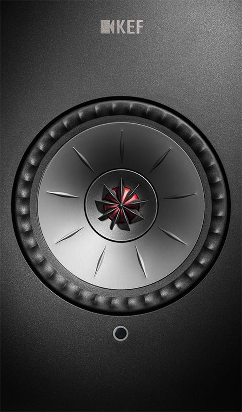 KEF LSX zwart - detail - Wifi speaker