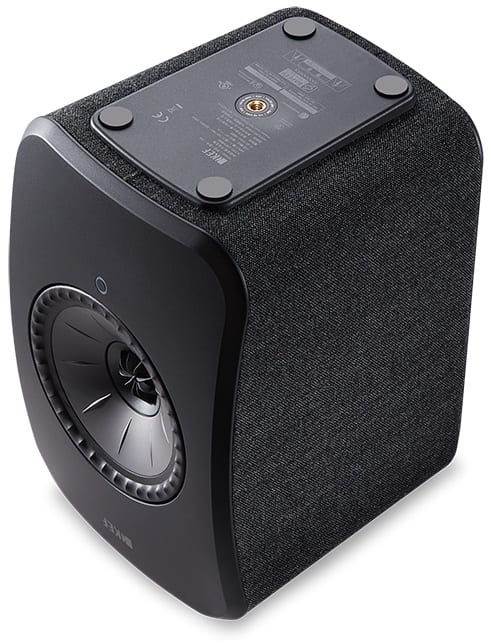 KEF LSX zwart - onderkant - Wifi speaker