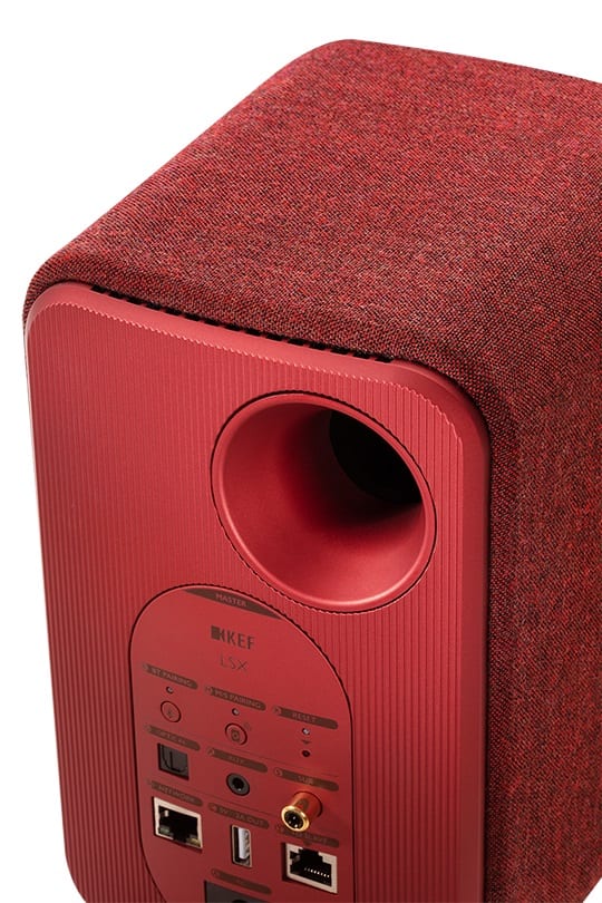 KEF LSX rood - detail - Wifi speaker