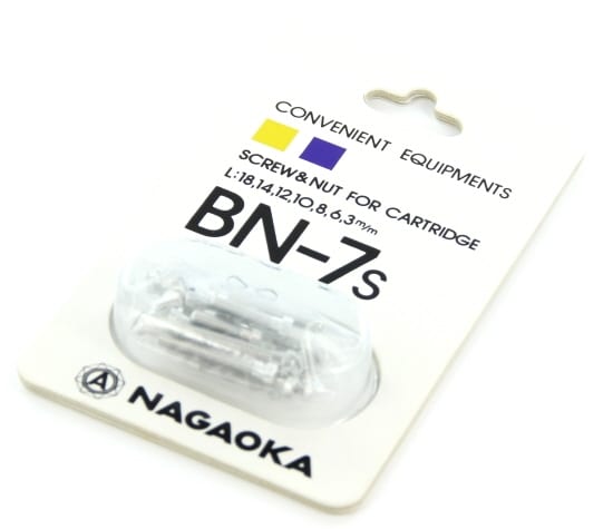 Nagaoka BN-7s schroefset zilver