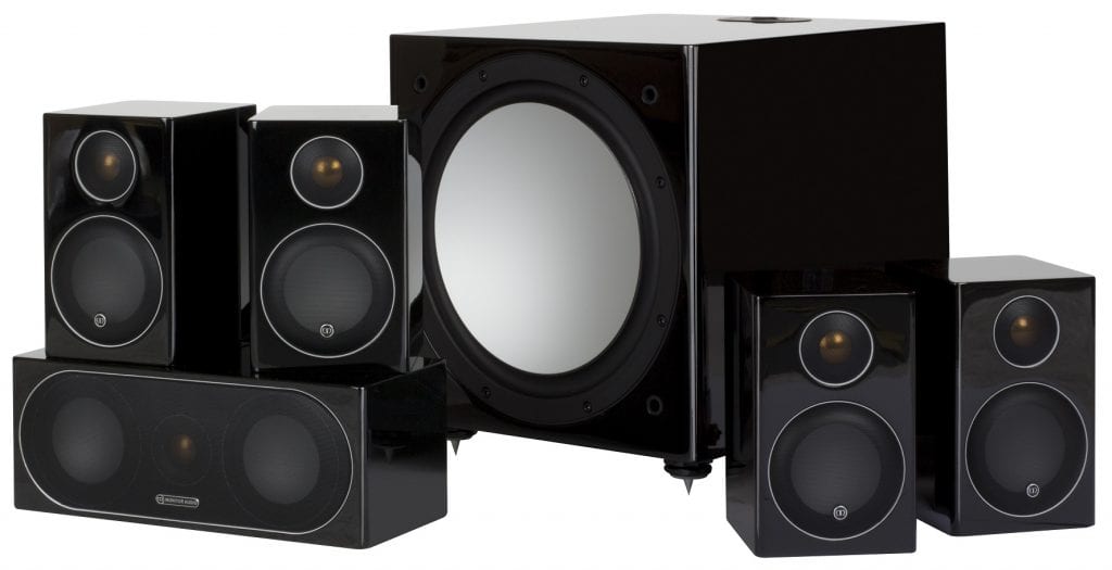 Monitor Audio Radius R90HT12 zwart - Speaker set
