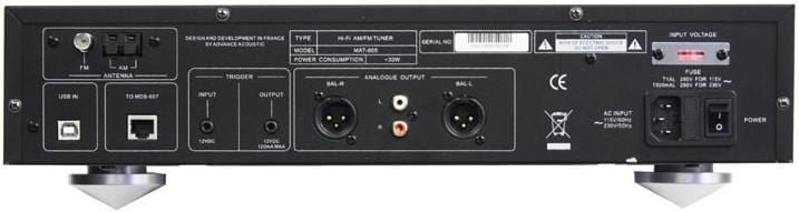 Advance Acoustic MAT 605 - achterkant - FM tuner
