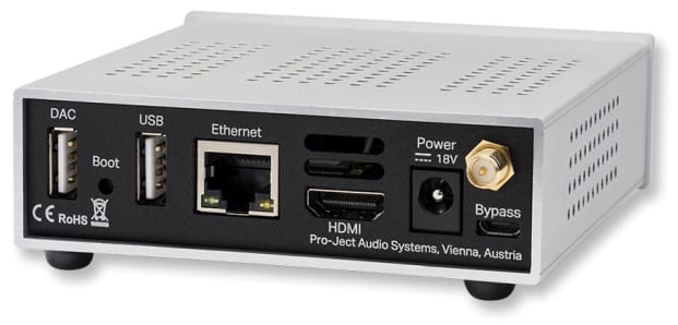 Pro-Ject Remote Box S2 zwart - achterkant - IR controller