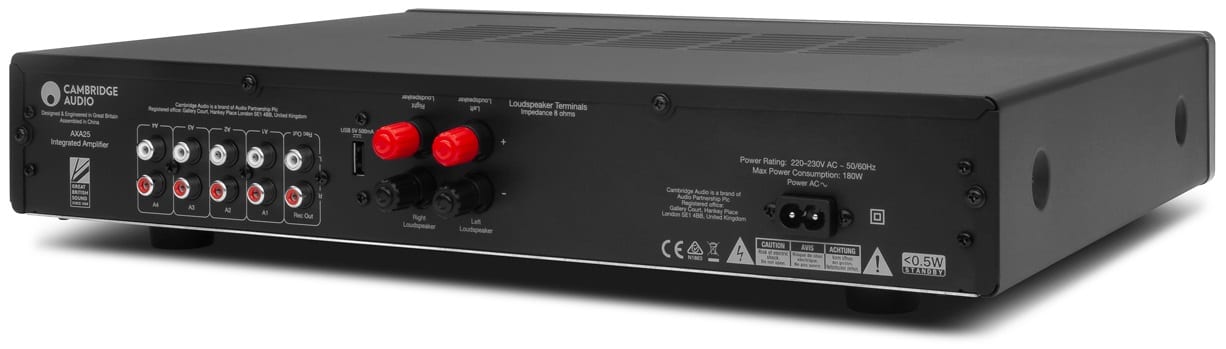 Cambridge Audio AXA25 grijs - Versterker