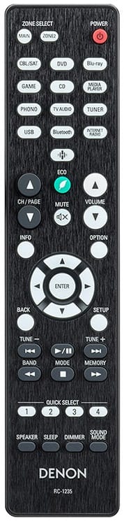 Denon DRA-800H zwart - afstandsbediening - Stereo receiver