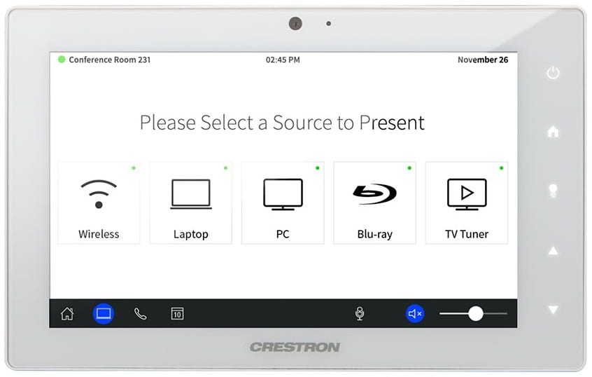Crestron TSW-760-W-S - Touch screen