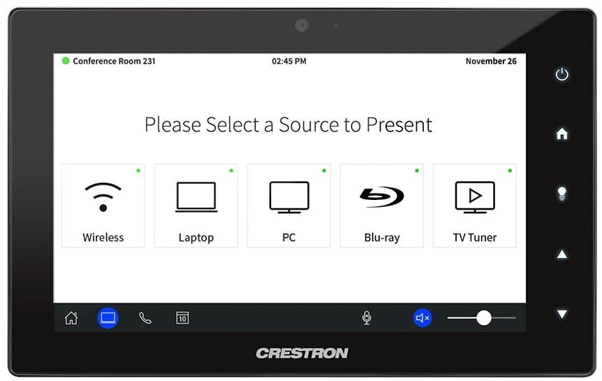 Crestron TSW-760-B-S - Touch screen